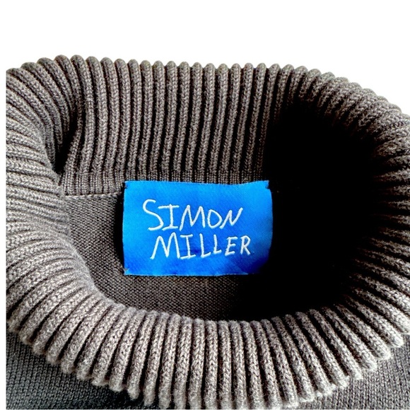 Simon Miller Black Turtleneck Sweater Size Medium - Picture 3 of 3